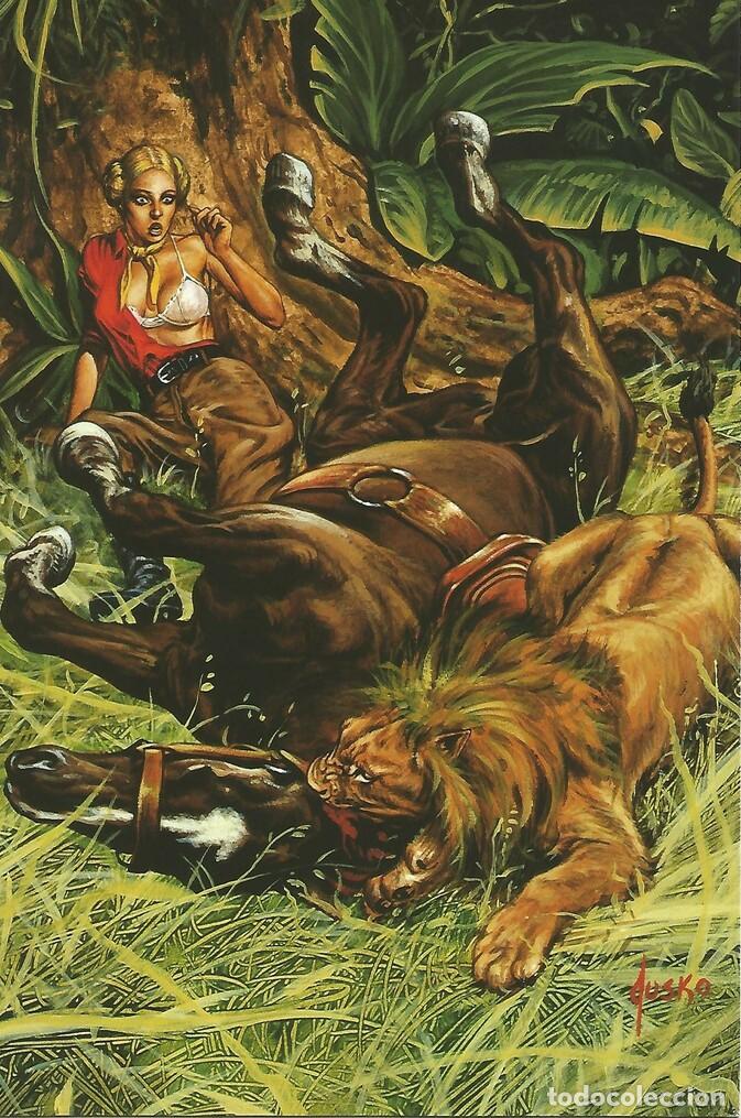 Postales: Colossal Card 29: Joe Jusko. Bertha Kircher s Peril - Joe Jusko