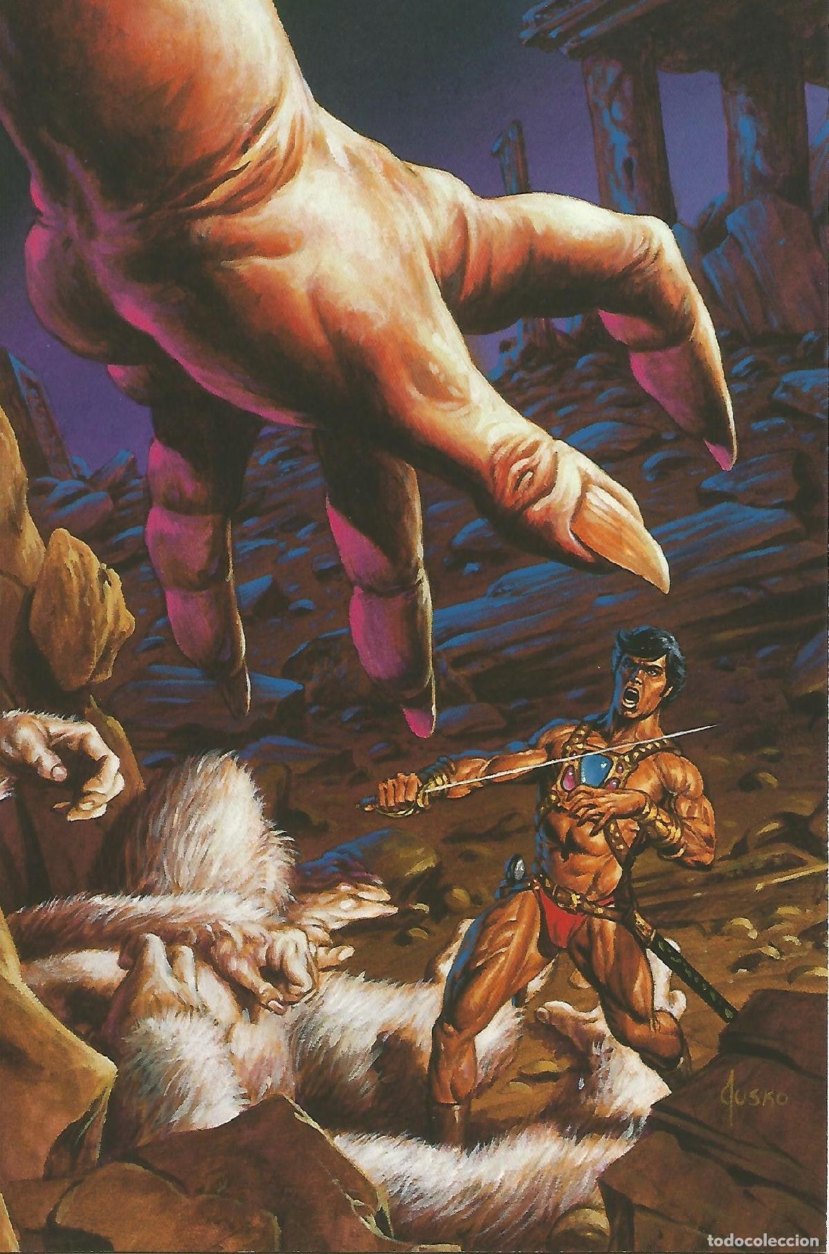 Postales: Colossal Card 24: Joe Jusko. The Hand of Joog - Joe Jusko