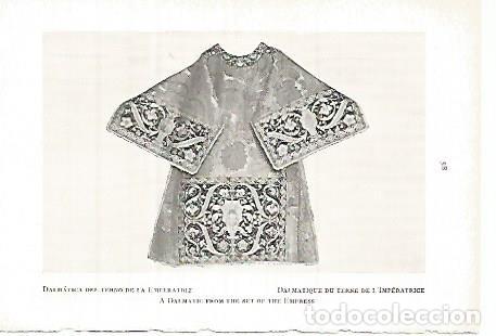 Postais: LAMINA 1639: GUADALUPE. Dalmatica del terno de la emperatriz - E. Tormo y Monz&oacute;