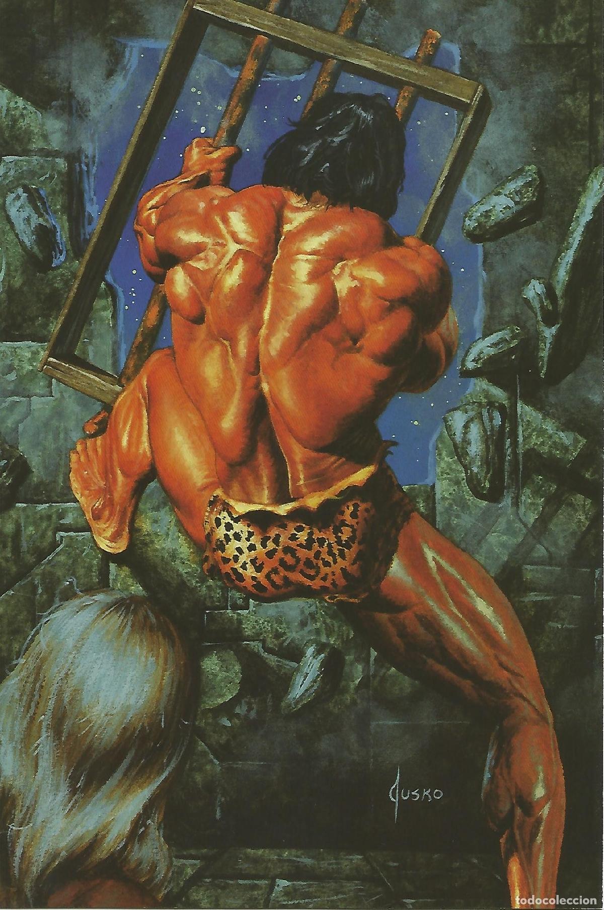 Cartoline: Colossal Card 32: Joe Jusko. Breakout - Joe Jusko
