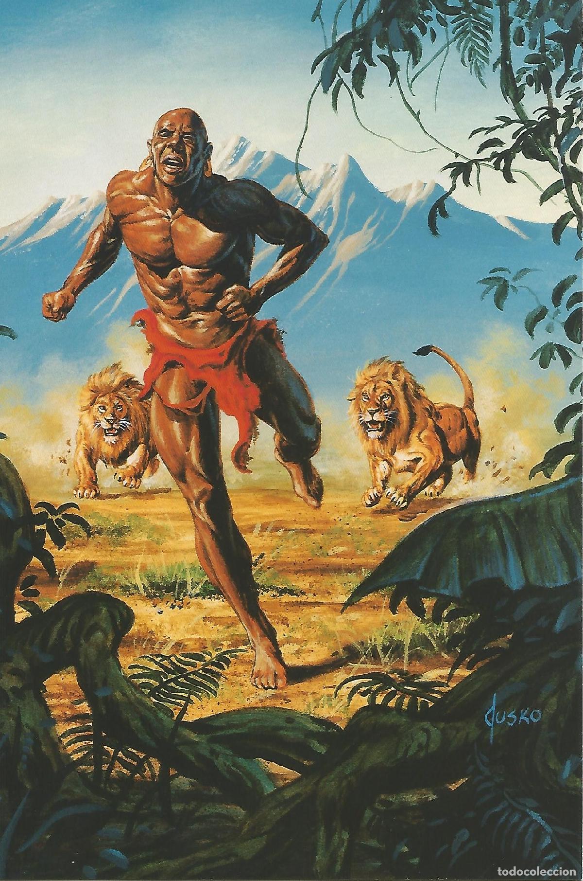 Cartoline: Colossal Card 35: Joe Jusko. The Grand Hunt - Joe Jusko