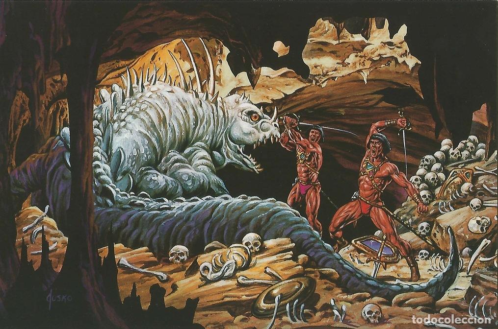 Cartoline: Colossal Card 45: Joe Jusko. The White Death - Joe Jusko