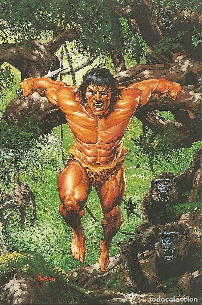 Cartoline: Colossal Card 58: Joe Jusko. The Ape Man - Joe Jusko