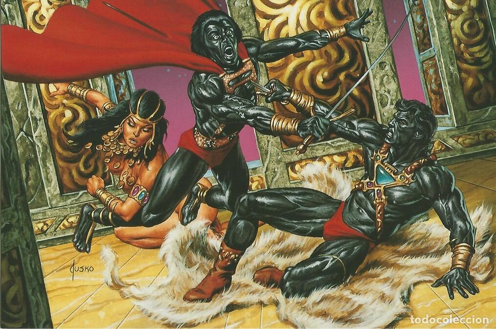 Cartoline: Colossal Card 96: Joe Jusko. The Black Pirates of Barsoom - Joe Jusko