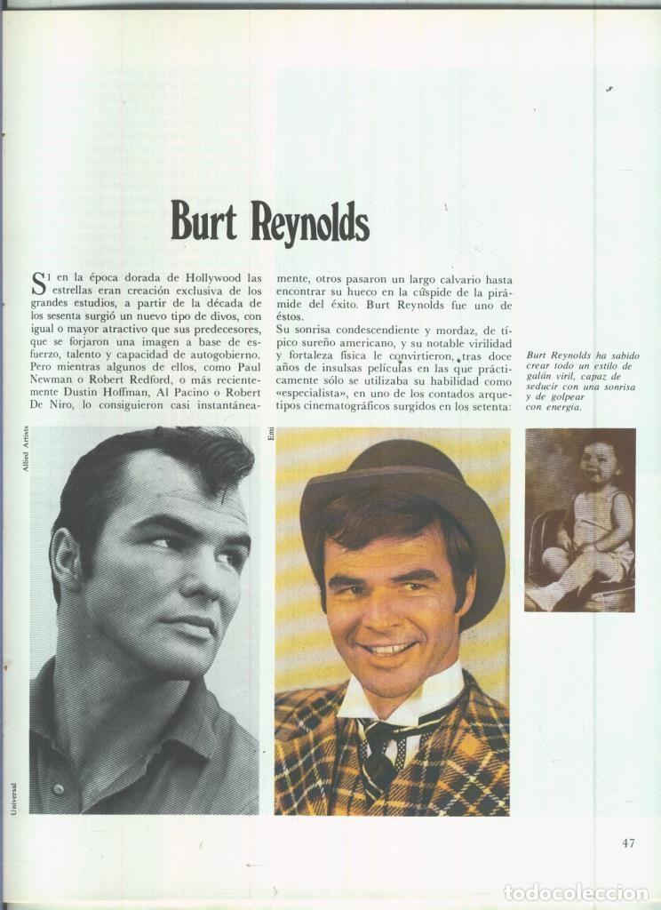 Cartoline: Burt Reynold: 19 paginas, 45 fotos color y blanco/negro - varios