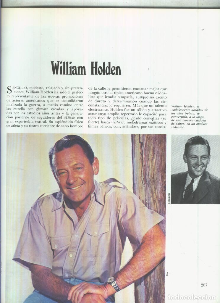 Postais: William Holden: 19 paginas, 35 fotos color y blanco/negro - varios