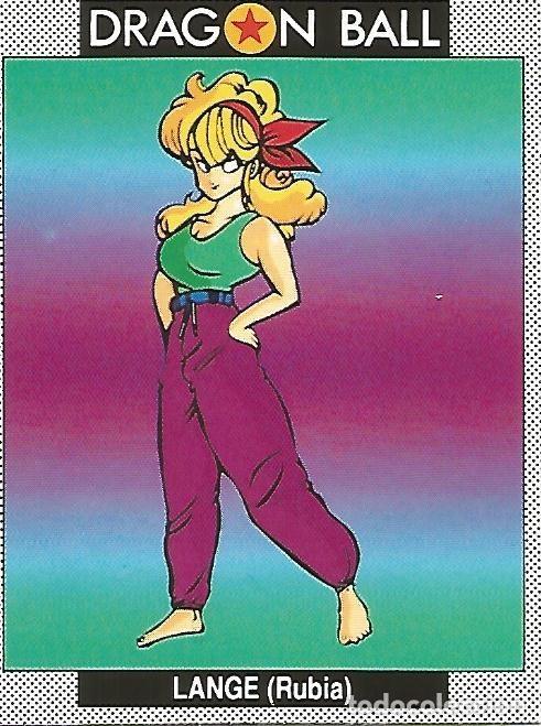 Postkarten: CROMO BOLA DE DRAGON - DRAGONBALL no 46 - Lange (Rubia) - Varios