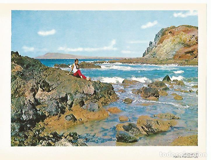 Postais: LAMINA 1718: LANZAROTE. Punta Papagayos - VVAA