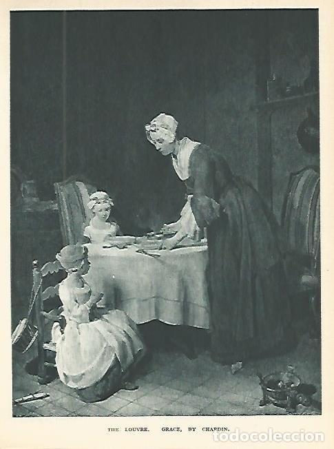 Postcards: LAMINA 1758: CHARDIN. Gracia - Andr&eacute; George