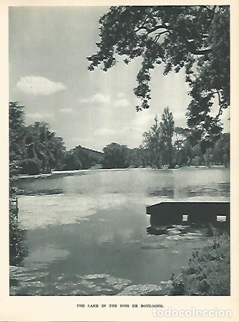 Cartoline: LAMINA 1801: PARIS. Lago en el bosque de Boulogne - Andr&eacute; George