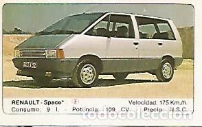 Postales: CROMO 278 ALBUM COCHES MOTOR 16: RENAULT -SPACE - Varios