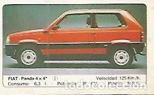 Postales: CROMO 251 ALBUM COCHES MOTOR 16: FIAT - PANDA 4x4 - Varios