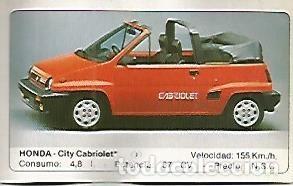 Postales: CROMO 304 ALBUM COCHES MOTOR 16: HONDA CITY CABRIOLET - Varios