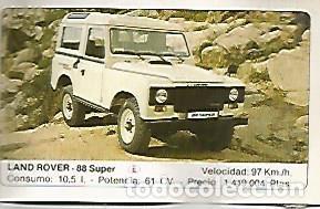 Postales: CROMO 315 ALBUM COCHES MOTOR 16: LAND ROVER 88 SUPER - Varios