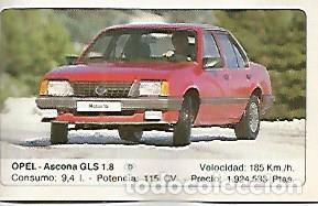Postales: CROMO 342 ALBUM COCHES MOTOR 16: OPEL ASCONA GLS 1.8 - Varios