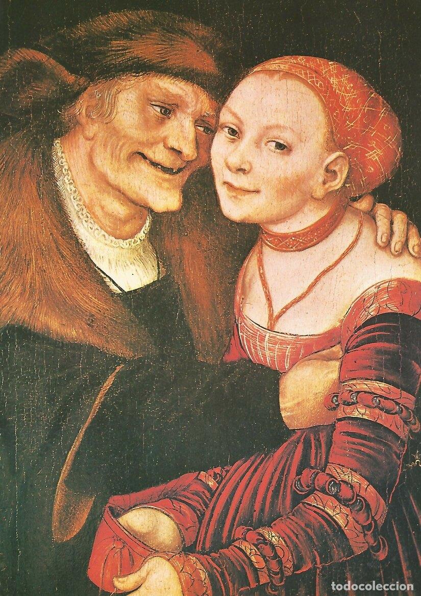 Cartoline: Lamina 081: Lucas Cranach : Escena de genero - VV.AA.