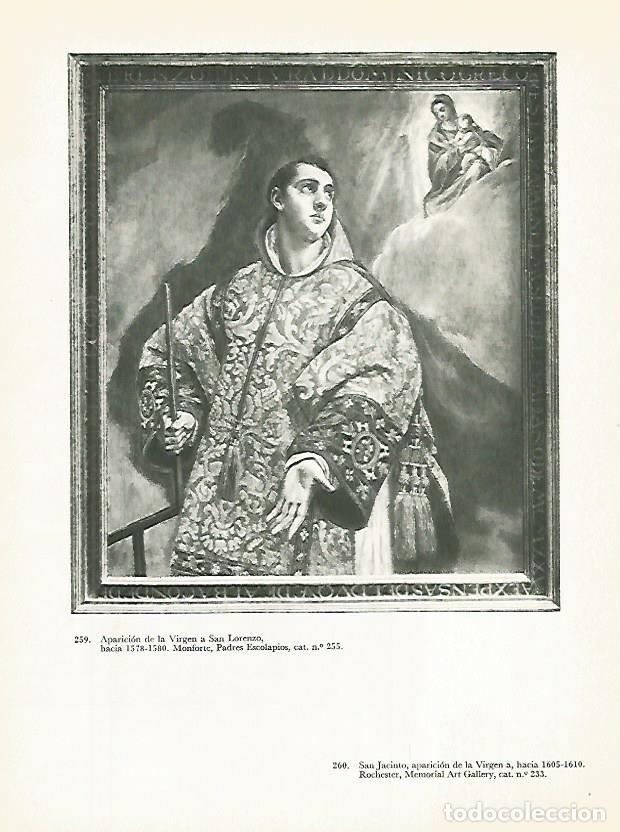 Postkarten: LAMINA 2074: EL GRECO. Aparicion de la Virgen a San Lorenzo - Harold E. Wethey