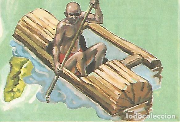 Postales: CROMO BIMBO - El Libro de las Adivinanzas no 129 - Un mundo sin motor - Varios