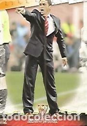 Cartoline: CROMO ALBUM LAS FICHAS DE LA LIGA: Sevilla: Manolo Jimenez (entrenador) - Varios