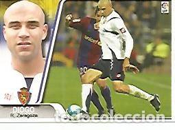 Postales: CROMO ALBUM LIGA DE FUTBOL 2007-2008: Diogo (no 95). Real Zaragoza - Varios