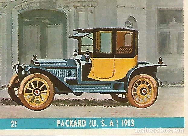 Cartoline: CROMO CHOCOLATES LAS COMAS - Auto al dia no 21 - Packard 1913 - Varios