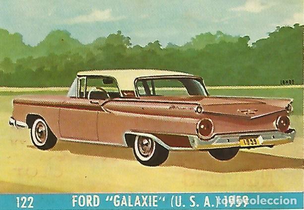 Cartoline: CROMO CHOCOLATES LAS COMAS - Auto al dia no 122 - Ford Galaxie 1959 - Varios