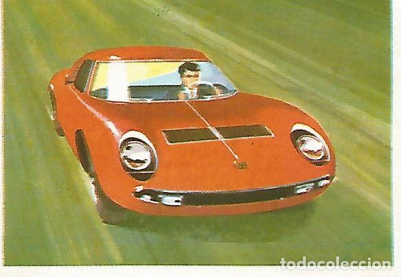 Cartoline: CROMO CHOCOLATES LAS COMAS - El Automovil Serie II Coches modernos no 155 - Lamborghini P 400 - Vari