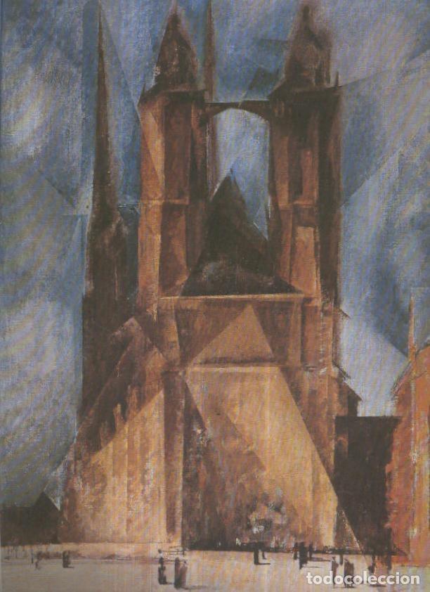 Cartes Postales: Lamina numero 17: Lyonel Feininger: La catedral de Halle - Varios