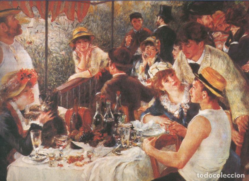 Postais: Lamina numero 46: Auguste Renoir: Almuerzo de los remeros - Varios