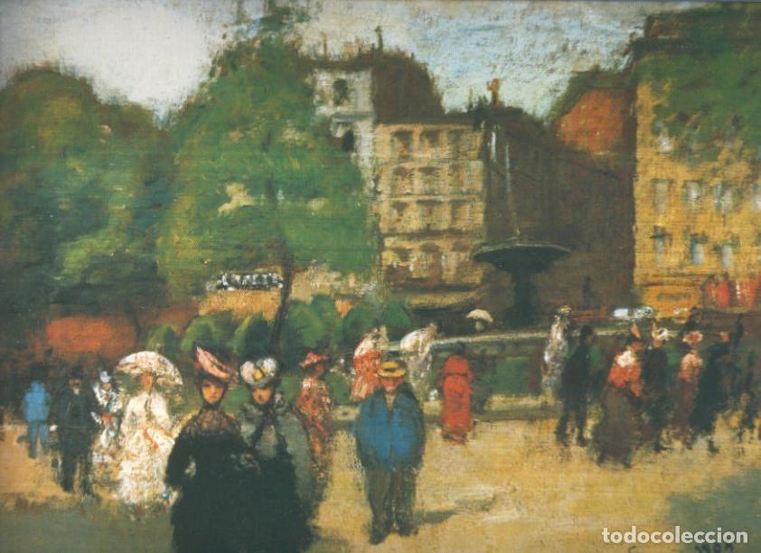 Postcards: Lamina numero 53: Joaquin Sunyer: Plaza Pigalle - Varios