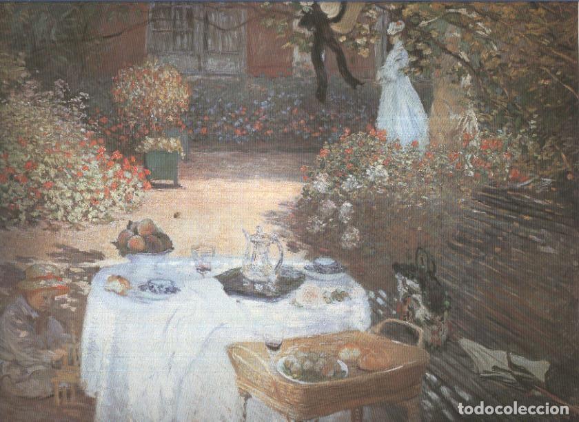 Postcards: Lamina numero 41: Claude Monet: Le dejeuner (el desayuno) - Varios