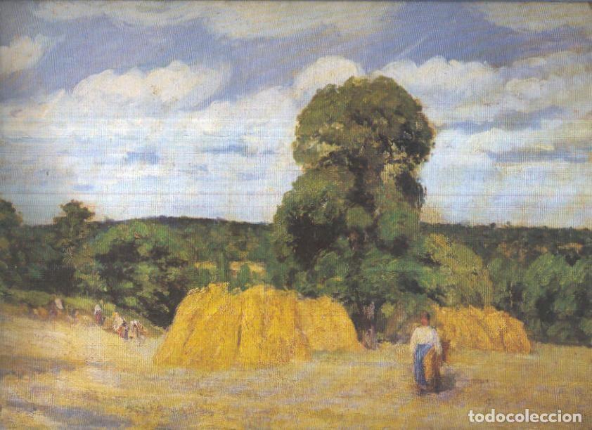 Postais: Lamina numero 56: Camille Pissarro: La moisson a Montfoucault - Varios