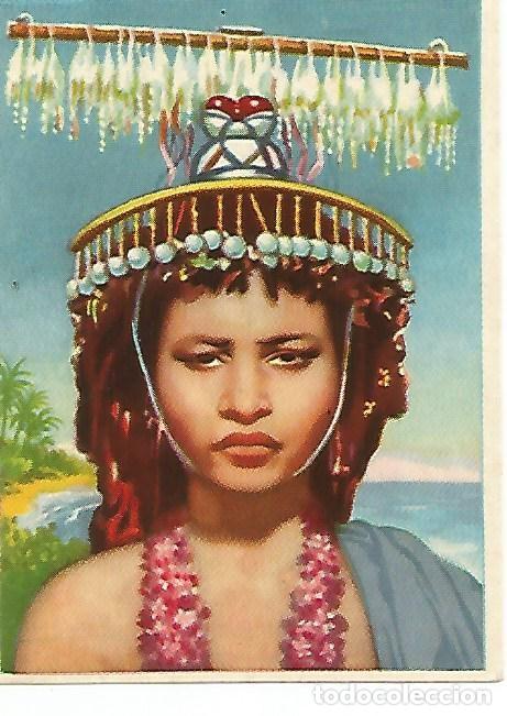 Cartoline: CROMO RAZAS HUMANAS - no 115. Muchacha Javanesa - Varios