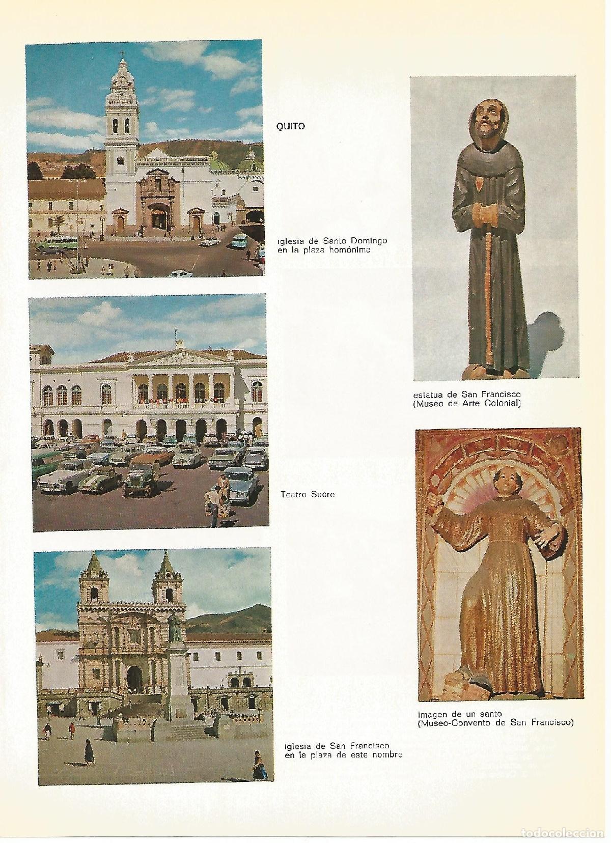 Postais: Lamina 021: Quito Ecuador - Varios