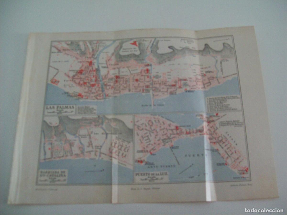 Cartoline: LAMINA ESPASA 1491: Mapa de Las Palmas - Varios Autores
