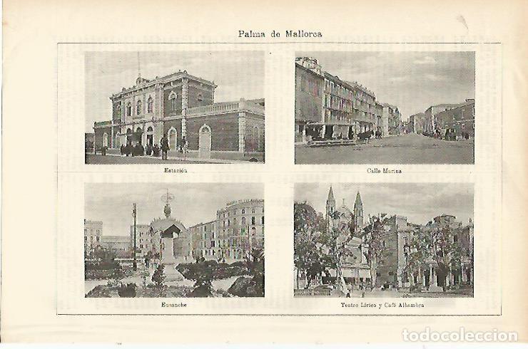 Postais: LAMINA ESPASA 1499: Palma de Mallorca. Vistas - Varios Autores