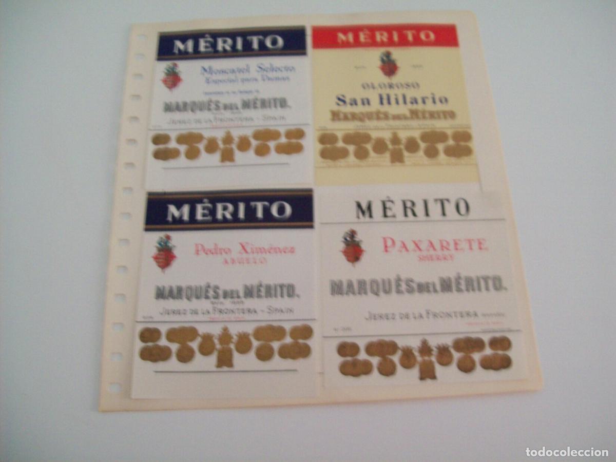Postkarten: ETIQUETA LICOR 2261: Licores Marques del Merito - Varios
