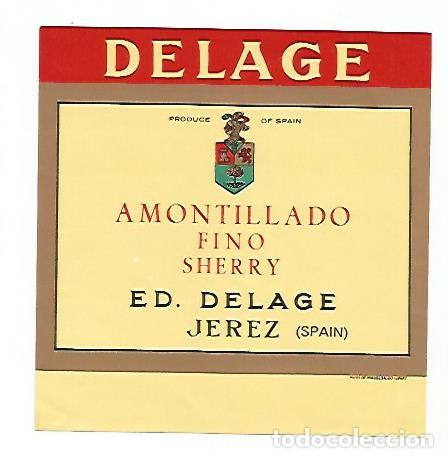 Postkarten: ETIQUETA 2344: Amontillado Sherry Delage - Varios
