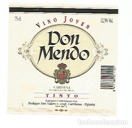 Postales: ETIQUETA 2341: Vino joven Don Mendo - Varios