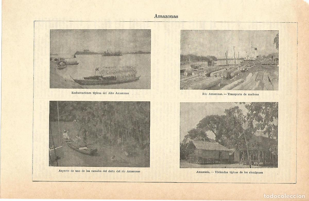 Postales: Lamina 022: Amazonas - Varios