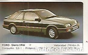 Postales: CROMO 302 ALBUM COCHES MOTOR 16: FORD SIERRA XR4i - Varios