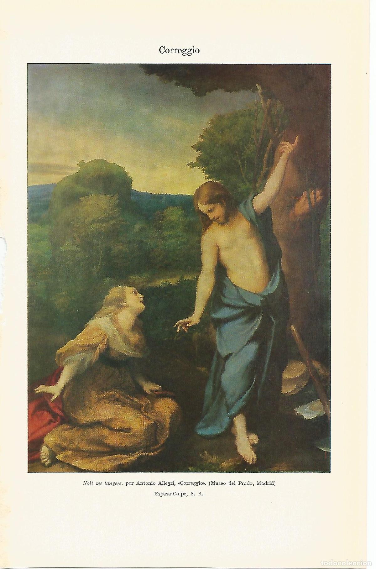 Postcards: Lamina 126: Correggio. Noli me tangere - Varios