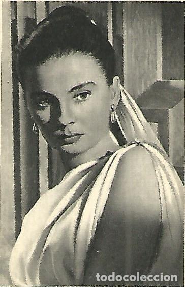 Cartes Postales: CROMO 064: Album 20 Century Fox. No 61: Jean Simmons en La tunica sagrada - Varios