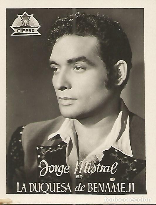 Cartoline: FOTOCROMO 083: Jorge Mistral en La Duquesa de Benameji - Varios