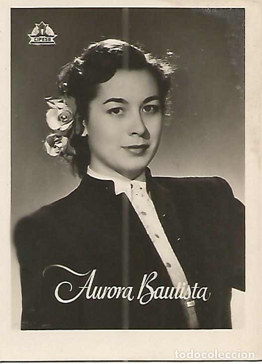 Postales: FOTOCROMO 085: Aurora Bautista - Varios