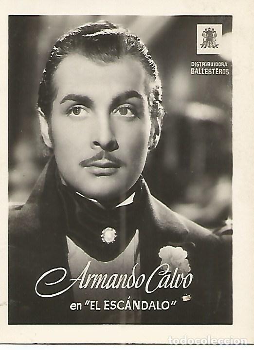 Postais: FOTOCROMO 087: Armando Calvo en El escandalo - Varios