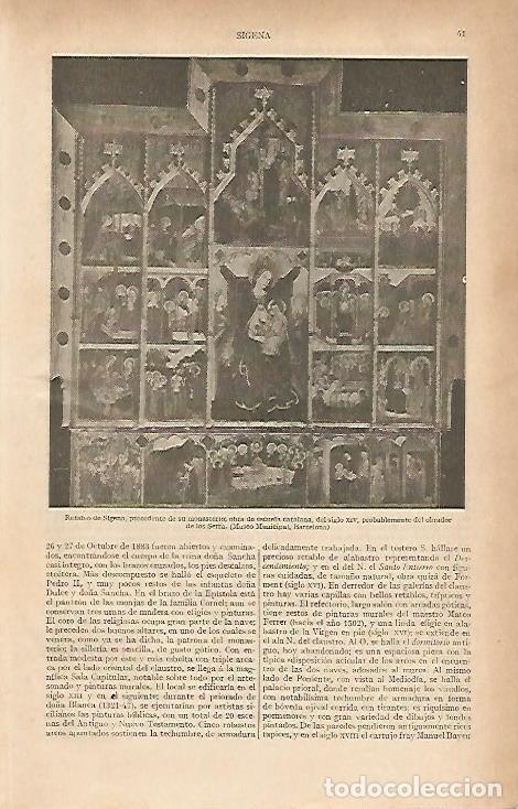 Postcards: LAMINA ESPASA 2546: Retablo de Sigena Huesca - Varios Autores