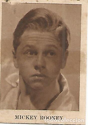 Postales: CROMO 038: MICKEY ROONEY - Varios