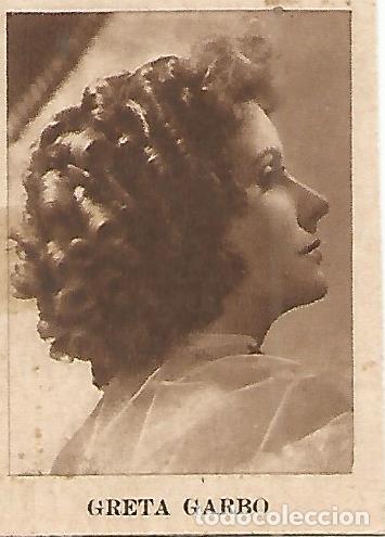 Postales: CROMO 040: GRETA GARBO - Varios - Foto 1