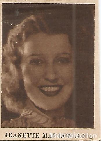 Postales: CROMO 043: JEANETTE MACDONALD - Varios